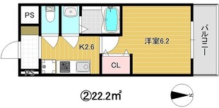 グランパシフィック今里南の物件間取画像